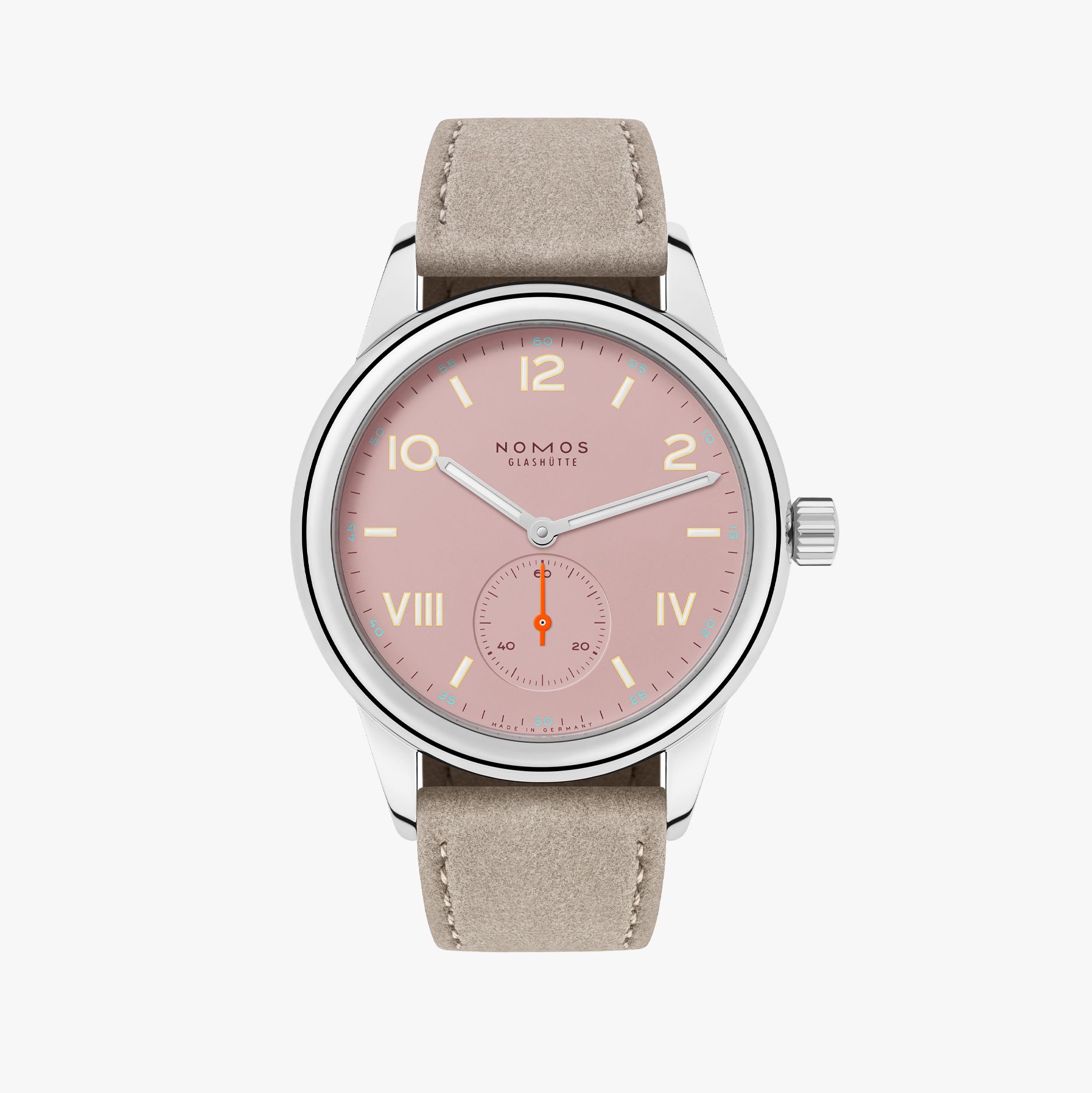 NOMOS クラブ キャンパス フルローズ 正面画像 NOMOSGLASHÜTTE＋FORTUNE TIME 表参道ヒルズ店