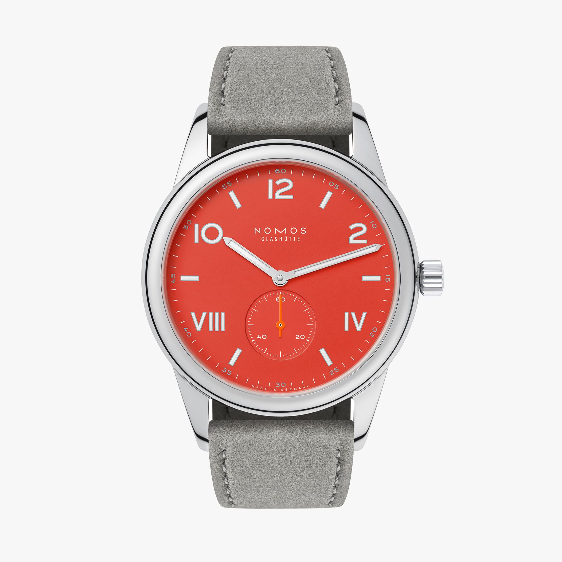 NOMOS クラブ 38 キャンパス ノンストップレッド 正面画像 NOMOSGLASHÜTTE＋FORTUNE TIME 表参道ヒルズ店