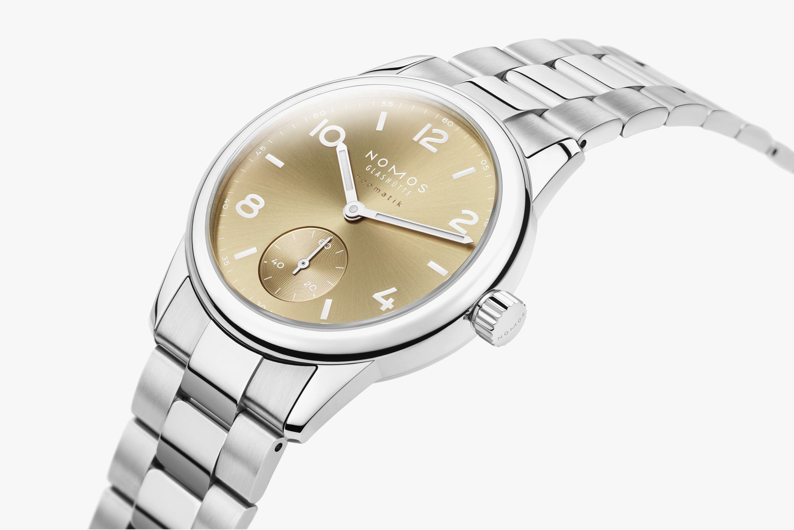 NOMOS クラブ・スポーツ ネオマティック 34 ゴールド 全体画像 NOMOSGLASHÜTTE＋FORTUNE TIME 表参道ヒルズ店