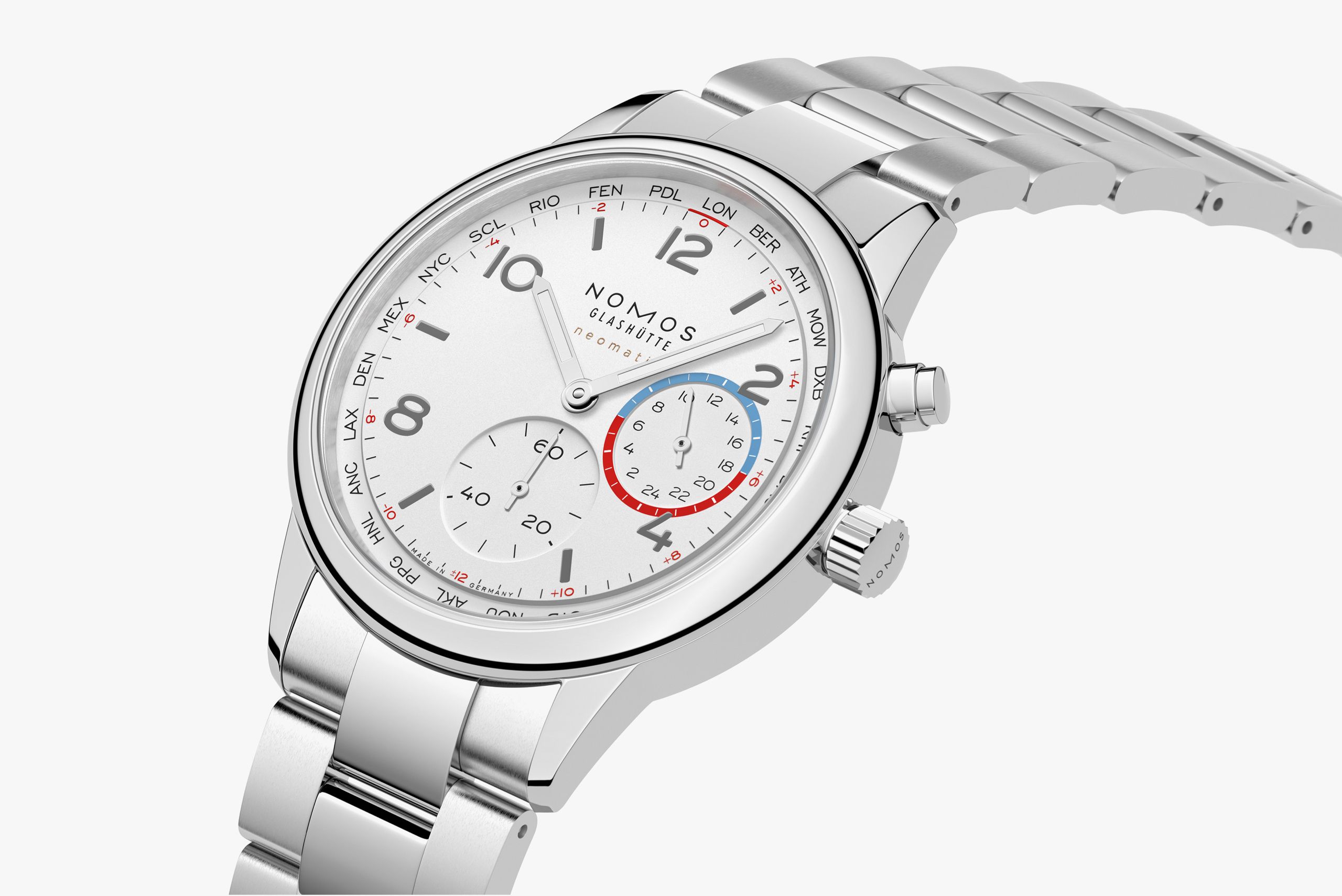 NOMOS クラブ・スポーツ ネオマティック ワールドタイマー 全体画像 NOMOSGLASHÜTTE＋FORTUNE TIME 表参道ヒルズ店