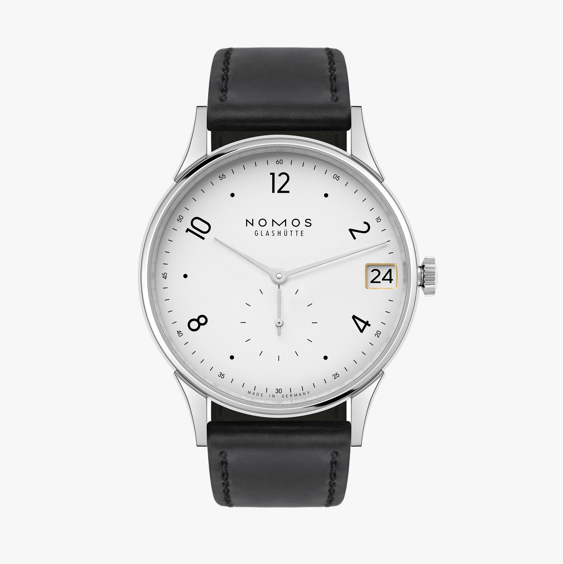 NOMOS ミニマティック 39 デイト 正面画像 NOMOSGLASHÜTTE＋FORTUNE TIME 表参道ヒルズ店