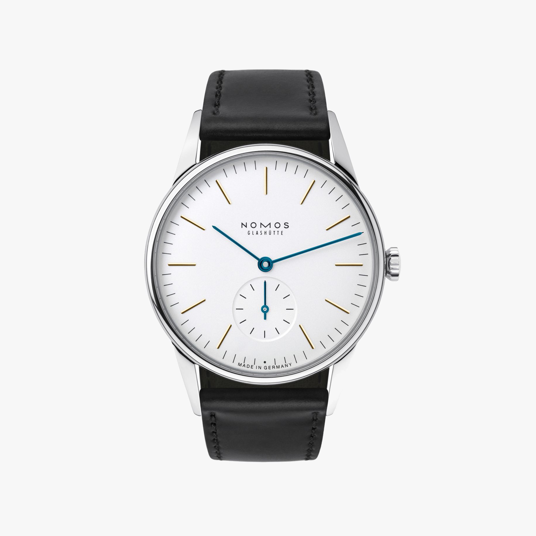 NOMOS オリオン ブルーハンド 正面画像 NOMOSGLASHÜTTE＋FORTUNE TIME 表参道ヒルズ店