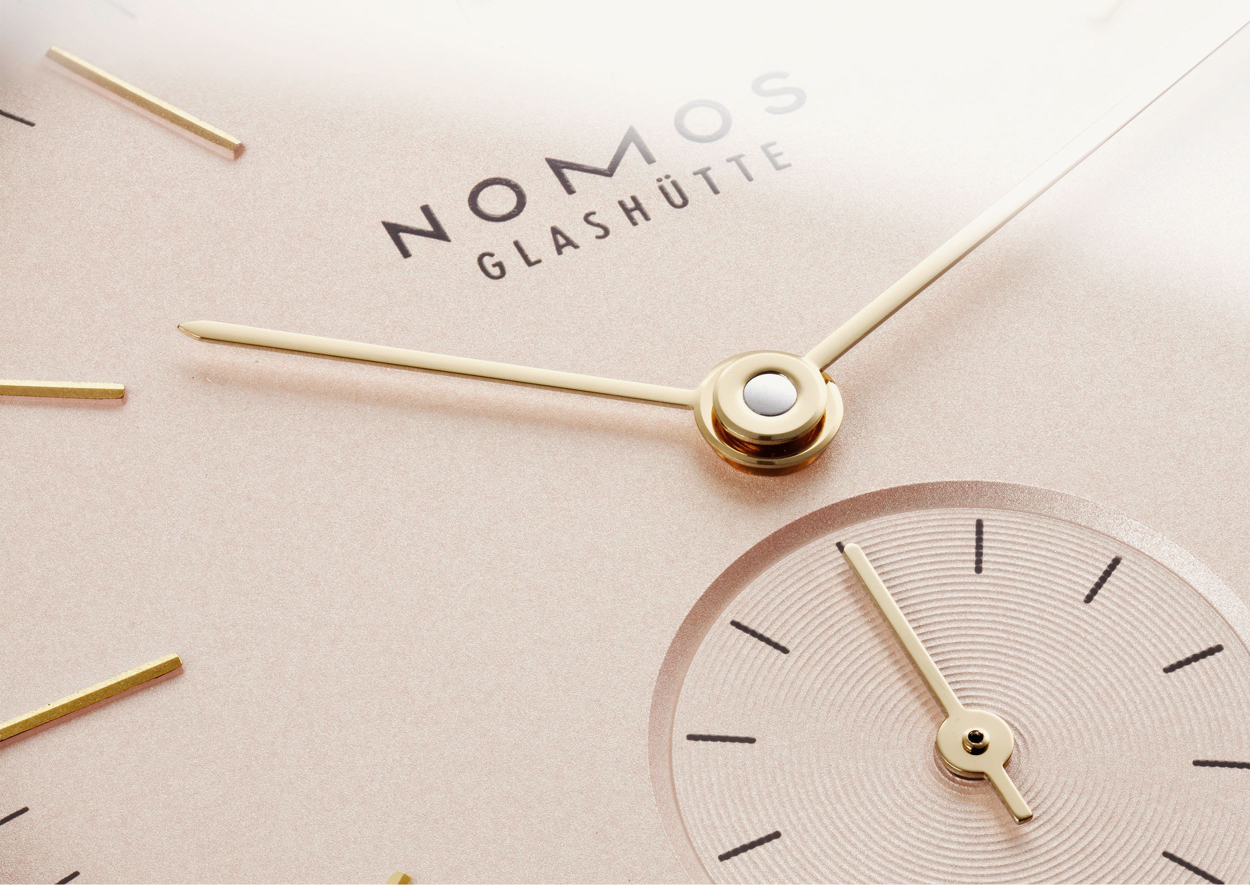 NOMOS オリオン 33 ローズ ロゴ画像 NOMOSGLASHÜTTE＋FORTUNE TIME 表参道ヒルズ店