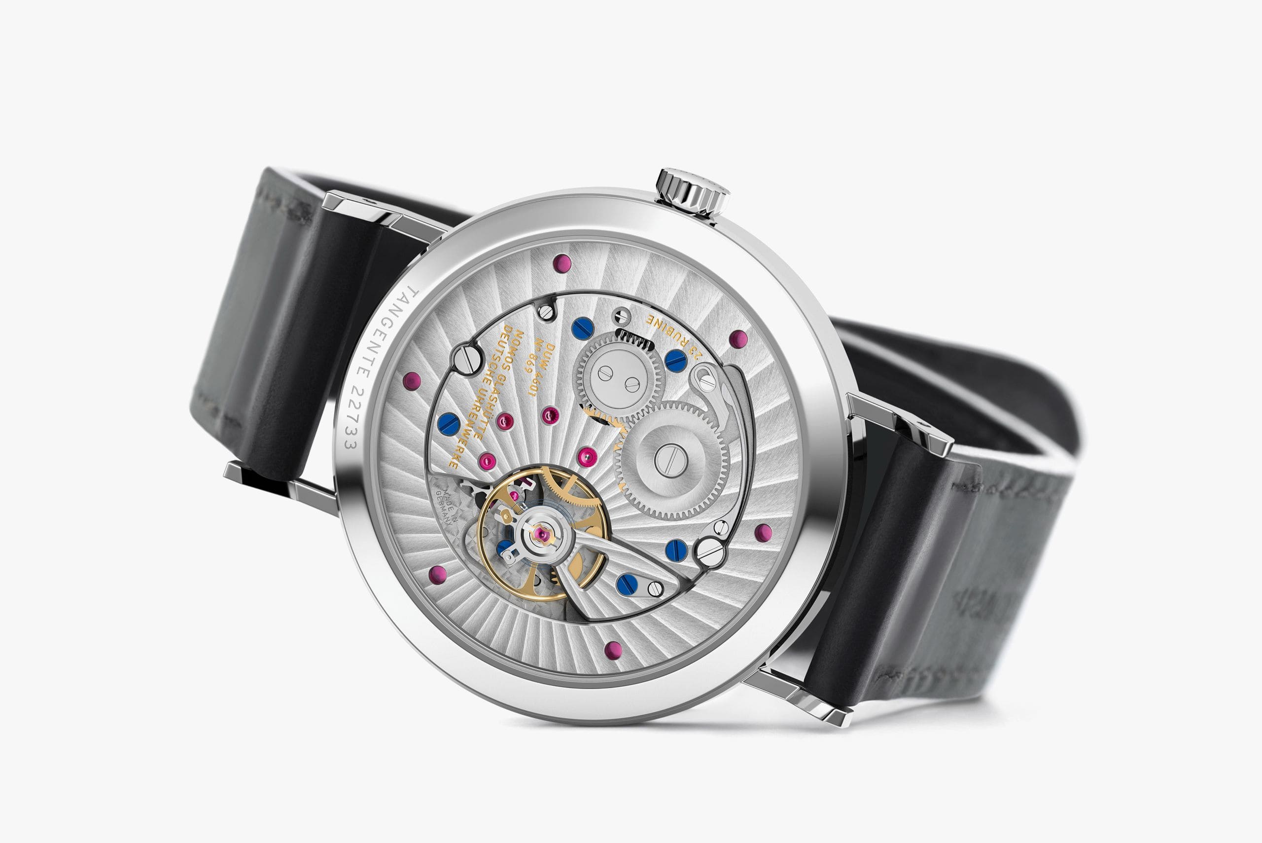 NOMOS タンジェント 2デイト シースルーバック画像 NOMOSGLASHÜTTE＋FORTUNE TIME 表参道ヒルズ店