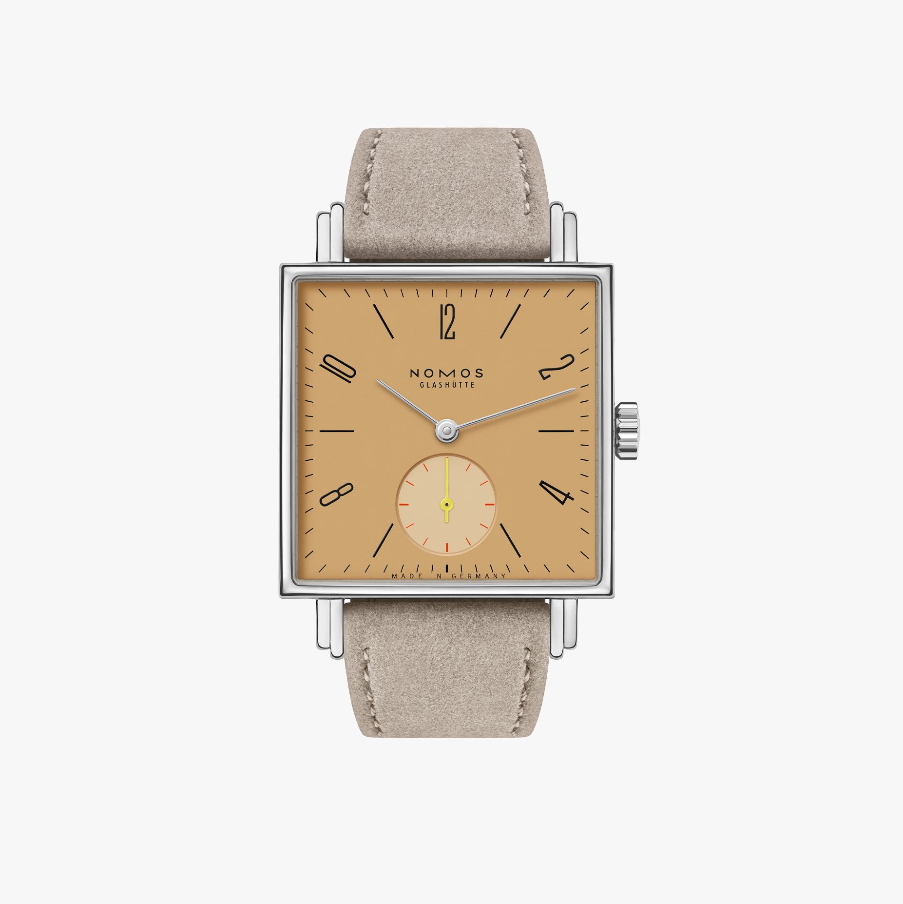 NOMOS テトラ オーカー 正面画像 NOMOSGLASHÜTTE＋FORTUNE TIME 表参道ヒルズ店