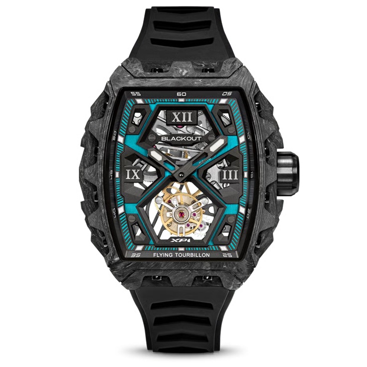 XP1 トゥールビヨン Tourbillon LT Frozen Blue / BOXP1TBLTCFB　⾼品質のアジア製トゥールビヨンを輸⼊し、それをスイス・ジュネーブの自社工房で熟練の職人達の手により再構築。部品はスイスの自社工場で徹底的に検査され、必要に応じて加工された後、現地で組み立て。このプロセスにより、手の届く価格でありながら、スイス製の高級トゥールビヨンにも匹敵するクオリティが実現させました。