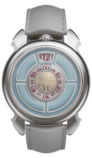 Azzurro（アズーロ） GALMAZ001 柔らかなブルーの色調は、第二次世界大戦後のイタリア経済成長期に広がったパステルカラーを想起させます。それは、楽観・革新・創造性があらゆるものを形づくっていた時代の象徴でもあります。  Azzurroは単なる“色”ではなく、1950〜60年代のイタリアが体現していた再生の精神と文化的な活気を呼び起こします。イタリア美学の黄金時代を、詩的に再解釈したタイムピースです。