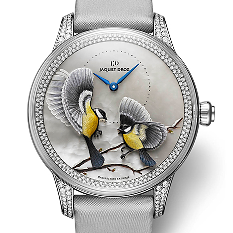 JAQUET DROZ
 Petite Heure Minute Relief Seasons Winter | ジャケ・ドロー プティ・ウール ミニット レリーフ シーズン ウィンター