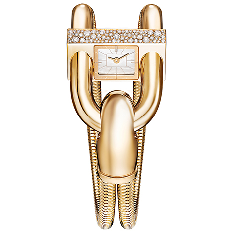 Van Cleef & Arpels
 Cadenas Watch Sertie Gold Bracelet | ヴァン クリーフ＆アーペル カデナ ウォッチ セルティ ゴールド ブレスレット