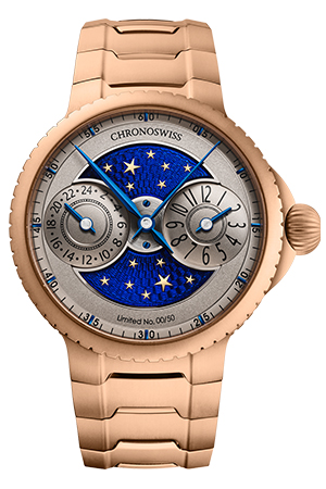 CHRONOSWISS(クロノスイス) 2026新作 クロノスイス「パルス GMT エナメル スカイゴールド」