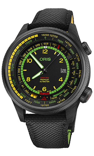 ORIS(オリス) 2025新作 挑戦への司令塔。オリス「オリス×バンフォード プロパイロット アルティメーター “ミッション コントロール”」