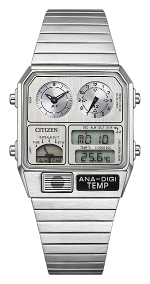 CITIZEN(シチズン) 2025新作 「シチズンコレクション」より、レトロフューチャーなデザインで男女問わずユニセックスに楽しめるアナデジテンプの限定モデルが登場