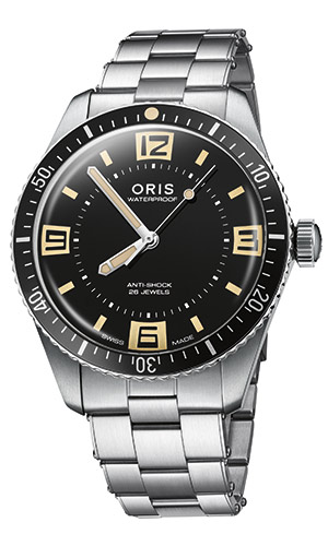 ORIS(オリス) 2025新作 1965年にオリスが初めて作ったダイバーズウオッチを60年ぶりに復刻。遊び心あるミッドセンチュリーデザインを最新ムーブメントでアップデート。オリス「ダイバーズ 60周年アニバーサリーエディション」