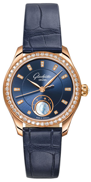 GLASHÜTTE ORIGINAL(グラスヒュッテ・オリジナル) 2025新作 現代女性の多才さと強さにインスパイアされた新作。グラスヒュッテ・オリジナル「セレナーデ・ルナ」