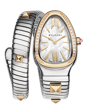 BVLGARI(ブルガリ) 2026新作 ゴールド＆スティール：カリスマ性と独創性の邂逅。ブルガリ「セルペンティ トゥボガス スタッズ カプセル」