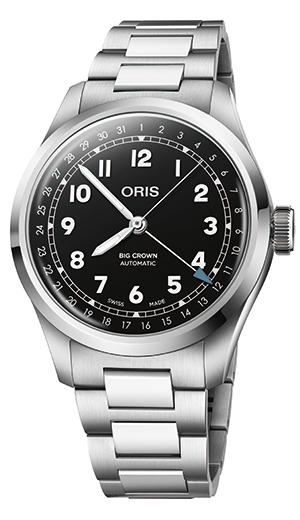 ORIS(オリス) 2026新作 黒への回帰。オリス「ビッグクラウン ポインターデイト」