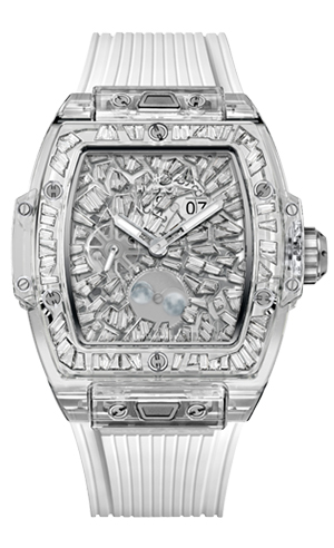 HUBLOT(ウブロ) 2026新作 ウブロ史上初、サファイアクリスタルにダイヤモンドをセッティング。ウブロ「スピリット オブ ビッグ・バン インパクト」