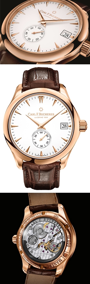 CARL F. BUCHERER(カール F. ブヘラ) 2016バーゼル最新作：新作ムーブメントとエレガンスの競演「マネロ ペリフェラル」