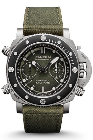 PANERAI(パネライ) 2025新作 パネライとミリタリーとの歴史に根ざした新しいエクスペリエンス。パネライ「サブマーシブル クロノ マリーナミリターレ エクスペリエンス エディション」