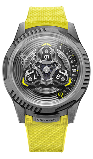 ULYSSE NARDIN(ユリス・ナルダン) 2025新作 2025新作 現代時計製造の先駆者たちの対峙。ウルベルクとユリス・ナルダンによる機械学と創造性の融合。ユリス・ナルダン「UR-FREAK」