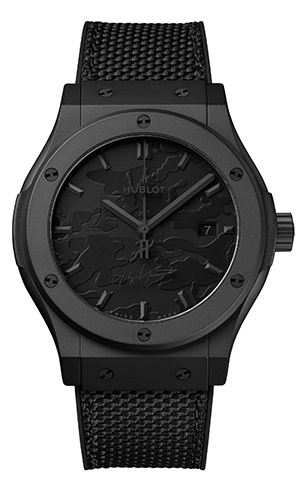 HUBLOT(ウブロ) 2026新作 黒の芸術を再定義。ウブロ「クラシック・フュージョン ヨウジヤマモト オールブラック カモ」