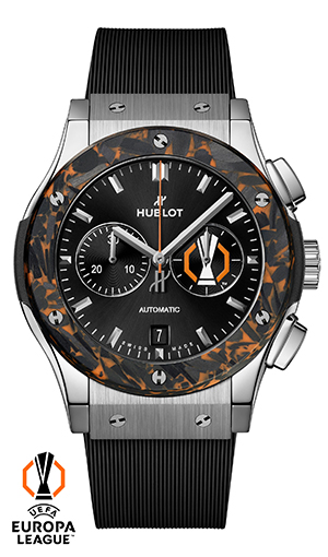 HUBLOT(ウブロ) 2026新作 ウブロ「クラシック・フュージョン クロノグラフ UEFA ヨーロッパリーグ チタニウム カーボン」