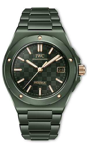 IWC(アイ・ダブリュー・シー シャフハウゼン) 2026新作 IWC「インヂュニア・オートマティック 42」にセラミック製ダークオリーブグリーンが登場