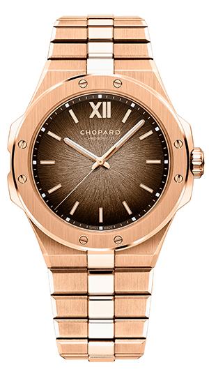 CHOPARD(ショパール) 2026新作 エシカルゴールド、“シェイド オブ ウッド”ブラウン文字盤、クロノメーター精度、そして卓越した仕上げ。ショパール「アルパイン イーグル 41 XP CS ローズゴールド」