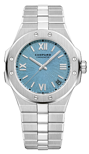 CHOPARD(ショパール) 2026新作 「アルパイン イーグル」コレクションの36mmおよび41mmモデルに新たな文字盤が登場。アルパイン・イーグル・ファウンデーションへの支援を改めて表明。ショパール「アルパイン イーグル ローヌブルー」