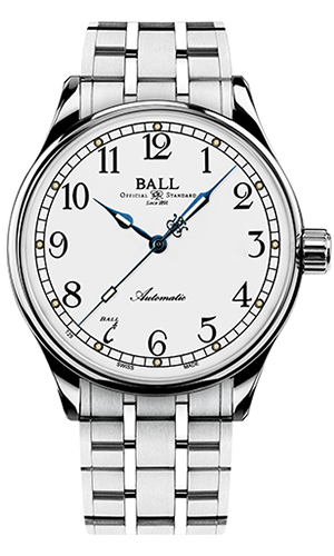 BALL WATCH(ボール ウォッチ) 2026新作 「アメリカ鉄道時計」の伝統を現代の腕元へ。クラシカルな意匠と独創的な自発光技術を融合した、ボール ウォッチ「トレインマスター スタンダードタイム 2」