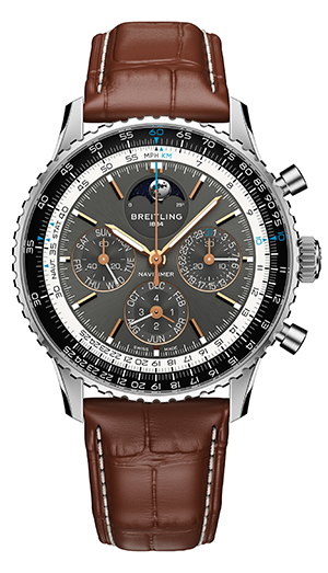 BREITLING(ブライトリング) 2026新作 高高度から着想を得た2つのナビタイマー パーペチュアルカレンダー クロノグラフが登場。ブライトリング「ナビタイマー B19 クロノグラフ 43 パーペチュアルカレンダー」