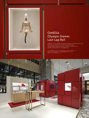OMEGA(オメガ) オリンピックをテーマにしたコーナーも展開。オメガのポップアップショップが大丸東京店1Fにオープン