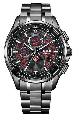 ATTESA(アテッサ) 2026新作 太陽、地球、月が一直線に並ぶ皆既月食をテーマにした、シチズン アテッサ「Shades of Red」