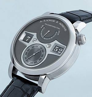 A. LANGE ＆ SÖHNE(A.ランゲ＆ゾーネ) ランゲウォッチで子供たちを応援 グレーのダイヤルを使ったランゲ･ツァイトヴェルク