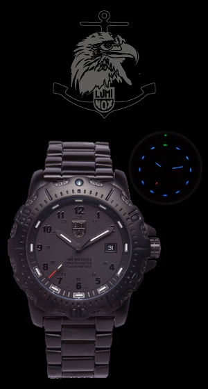 Luminox(ルミノックス) 海軍による承認＝ANUを冠した人気シリーズに、オールブラックカラーモデルが登場