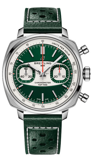 BREITLING(ブライトリング) 2025新作 トップギアへのシフト:究極のレーシングクロノグラフが再び登場。ブライトリング「トップタイム B01 レーシング」「トップタイム B01 マルティーニレーシング」