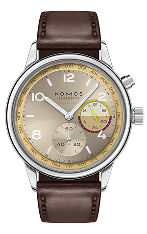 NOMOS Glashütte(ノモス グラスヒュッテ) 2025新作 眺めの良いルート－美しい回り道をするための世界時間。ノモス グラスヒュッテ「クラブスポーツ ネオマティック ワールドタイマー Roam（ローム）＆ Reverie（レヴェリー）」