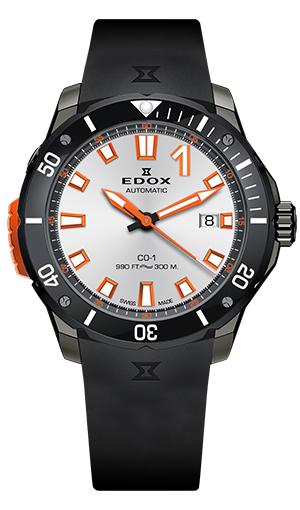 EDOX(エドックス) 2026新作 デザイン、実用性、プロ仕様スペックを高次元で融合した新たなスタンダードダイバーズ。エドックス「クロノオフショア1 ベゼルロック デイト オートマティック」