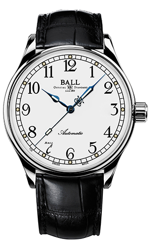BALL WATCH(ボール ウォッチ) 2026新作 「アメリカ鉄道時計」の伝統を現代の腕元へ。クラシカルな意匠と独創的な自発光技術を融合した、ボール ウォッチ「トレインマスター スタンダードタイム 2」