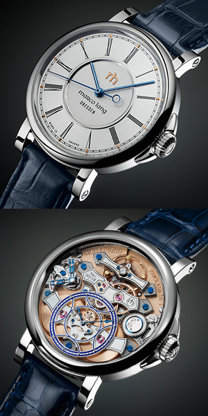 マルコ・ラング ラング＆ハイネの創業者、マルコ・ラングのニュー・プロジェクトから、ダブルフェイスの腕時計「ツヴァイゲズィヒト 1」が誕生