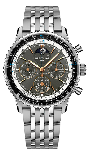 BREITLING(ブライトリング) 2026新作 高高度から着想を得た2つのナビタイマー パーペチュアルカレンダー クロノグラフが登場。ブライトリング「ナビタイマー B19 クロノグラフ 43 パーペチュアルカレンダー」