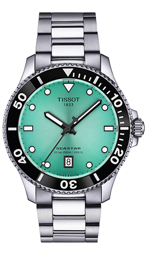 TISSOT(ティソ) 2026新作 ティソ シースターコレクションに新たな彩りを加える新作が登場。「ティソ シースター 1000 クォーツクロノグラフ」「ティソ シースター 1000 クォーツ」