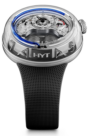 HYT(エイチ・ワイ・ティ) 鮮やかな空色の液体で時の経過を表現する、HYT「H5」