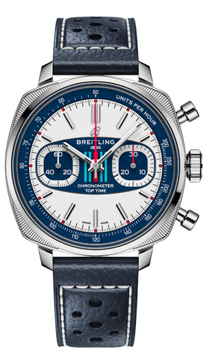 BREITLING(ブライトリング) 2025新作 トップギアへのシフト:究極のレーシングクロノグラフが再び登場。ブライトリング「トップタイム B01 レーシング」「トップタイム B01 マルティーニレーシング」