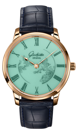 GLASHÜTTE ORIGINAL(グラスヒュッテ・オリジナル) 2025新作 伝統豊かな2つのブランドによるリミテッド・エディション。グラスヒュッテ・オリジナル「セネタ・マイセン」