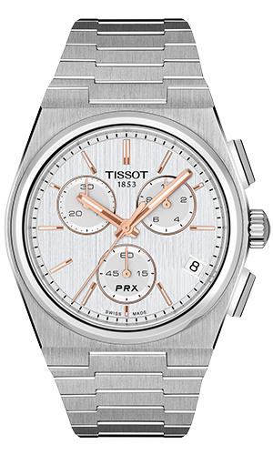TISSOT(ティソ) 2026新作 スイス製クォーツクロノグラフムーブメントの精度と信頼性を融合させた新作。「ティソ PRX クォーツ クロノグラフ」が登場
