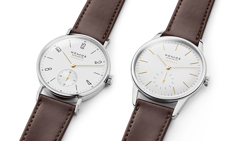 NOMOS Glashütte(ノモス グラスヒュッテ) ノモス グラスヒュッテから、エレガントなドレスウオッチ「タンジェントネオマティック ドレ」と「オリオンネオマティック ドレ」が登場