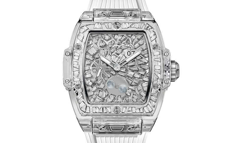 HUBLOT(ウブロ) 2026新作 ウブロ史上初、サファイアクリスタルにダイヤモンドをセッティング。ウブロ「スピリット オブ ビッグ・バン インパクト」