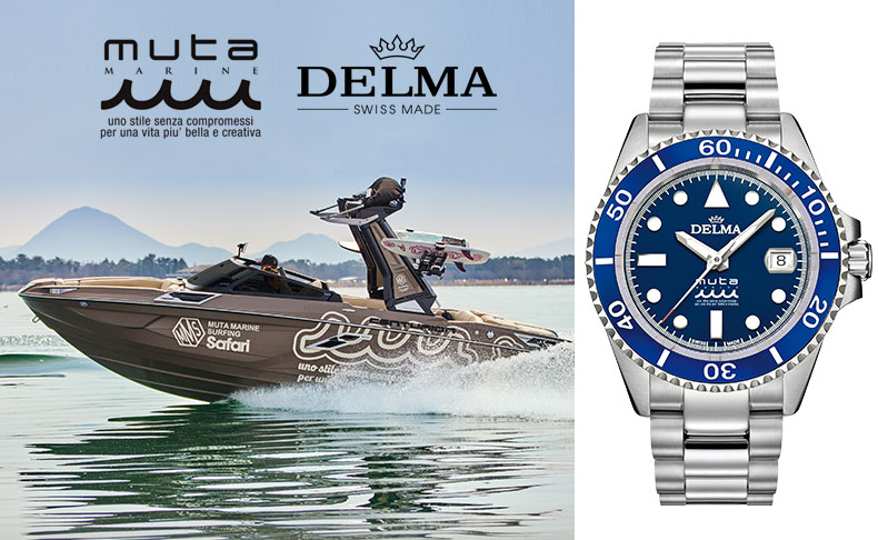 DELMA(デルマ) 2023新作　デルマと大人のマリンブランド「muta MARINE(ムータ・マリン)」が3つのコラボレーションモデルを発表