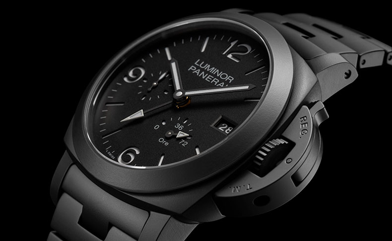 PANERAI(パネライ) 2024新作 マイアミデザインウィークで発表された、控えめなエレガンス。パネライ「ルミノール GMT パワーリザーブ チェラミカ」